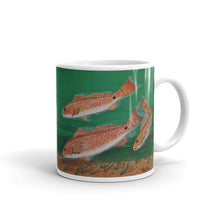 "Redfish Trio" by Ricky Trione  Printed on high quality Mugs