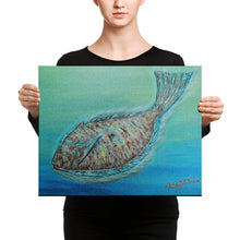 Flounder by Ricky Trione, Printed on Gallery Wrapped Canvas