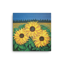 "Paige's Sunflowers"  by Ricky Trione  (Quality Prints on Gallery Wrapped Canvas)