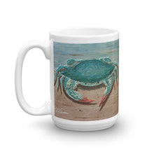 "Blue Crab Mug" by Ricky Trione printed on Mug